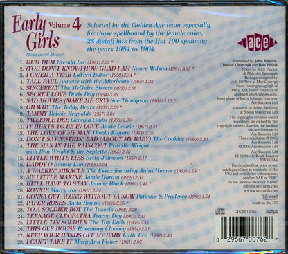 Various - Early Girls Volume 4 (28 tracks) [New CD]