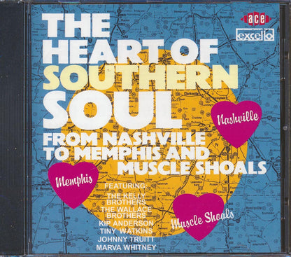 Various - The Heart Of Southern Soul: From Nashville To Memphis And Muscle Shoals (24 tracks) [New CD]