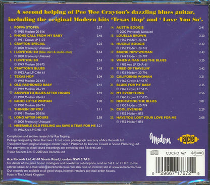 Pee Wee Crayton - Blues Guitar Magic: The Modern Legacy Volume 2 (25 tracks) [New CD]