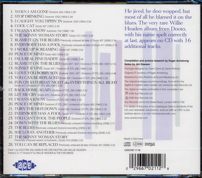 Willie Headen - Blame It On The Blues Again (28 tracks) [New CD]