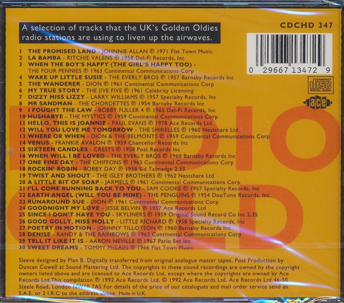 Various - Radio Gold (30 tracks) [New CD]