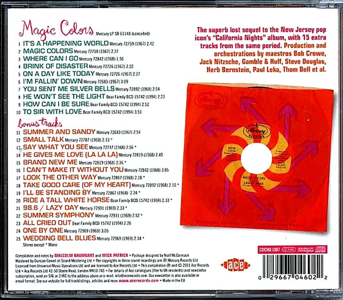 Lesley Gore - Magic Colors: The Lost Album With Bonus Tracks 1967-1969 (25 tracks) [New CD]