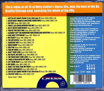 Mitty Colliers - Shades Of Mitty Collier: The Chess Singles 1961-1968 (24 tracks) [New CD]