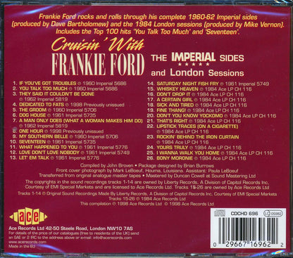 Frankie Ford - Cruisin With Frankie Ford: The Imperial Sides And London Sessions (26 tracks) [New CD]