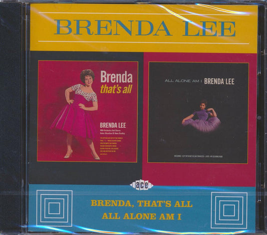 Brenda Lee - Brenda, That's All + All Alone Am I (24 tracks) [New CD]