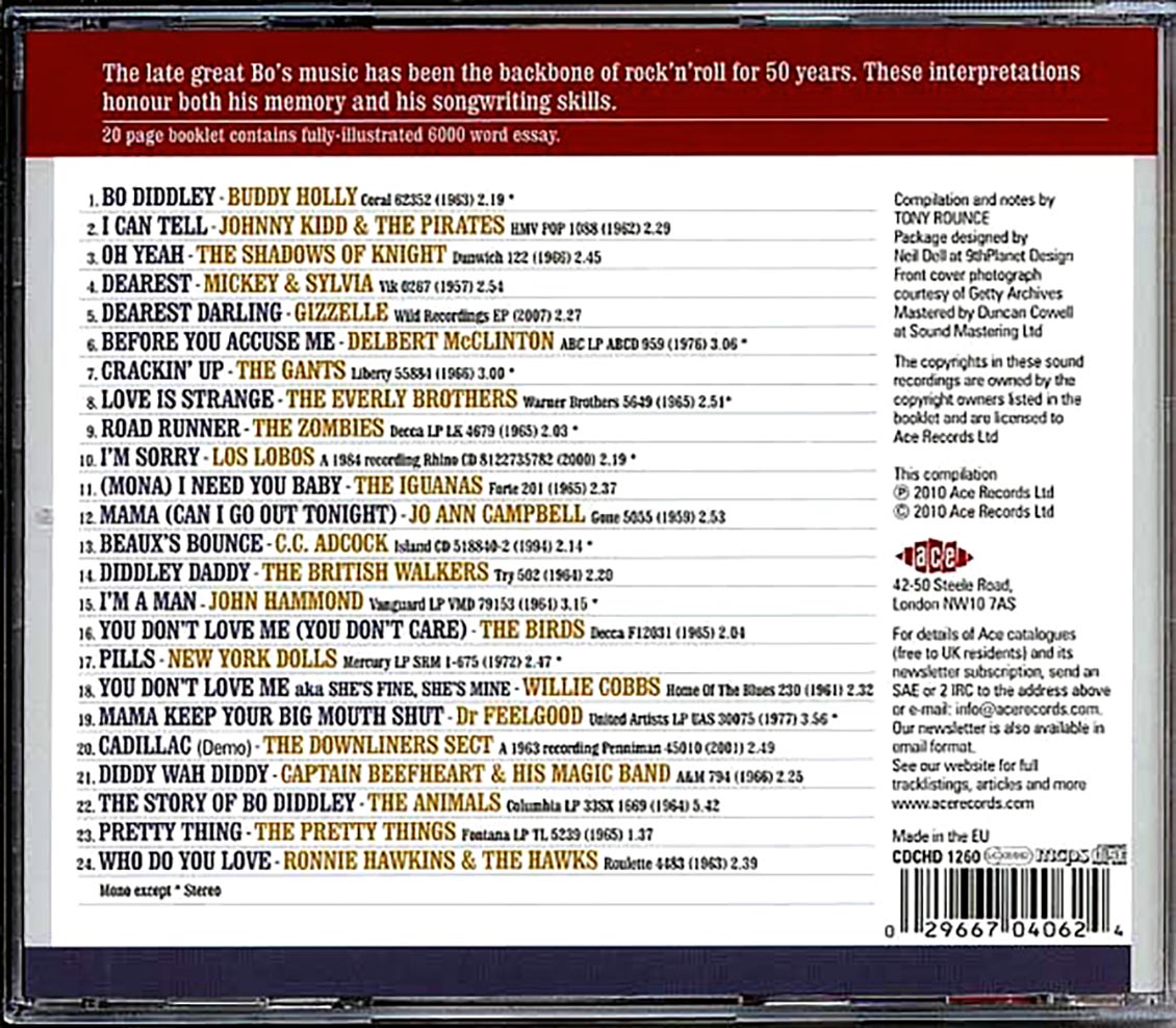 Bo Diddley - Is A Songwriter (24 tracks) [New CD]