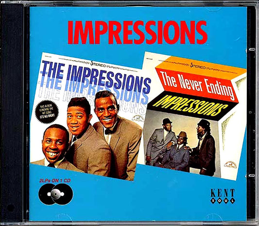 The Impressions - The Impressions + The Never Ending Impressions (24 tracks) [New CD]
