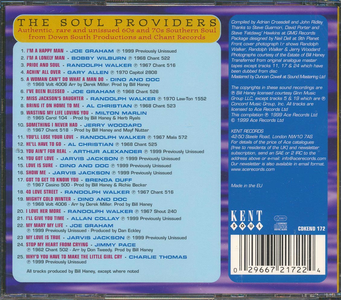 Various - Bill Haney's Atlanta Southern Soul Brotherhood Volume 2 (25 tracks) [New CD]