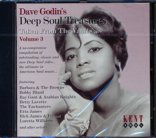 Various - Dave Godin's Deep Soul Treasures Volume 3 (25 tracks) [New CD]