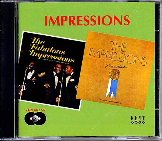 The Impressions - The Fabulous Impressions + We're A Winner (21 tracks) [New CD]