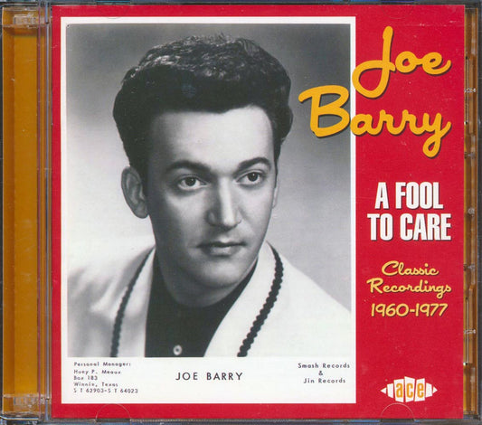Joe Barry - A Fool To Care: Classic Recordings 1960-1977 (51 tracks) (2xCD) [New CD]