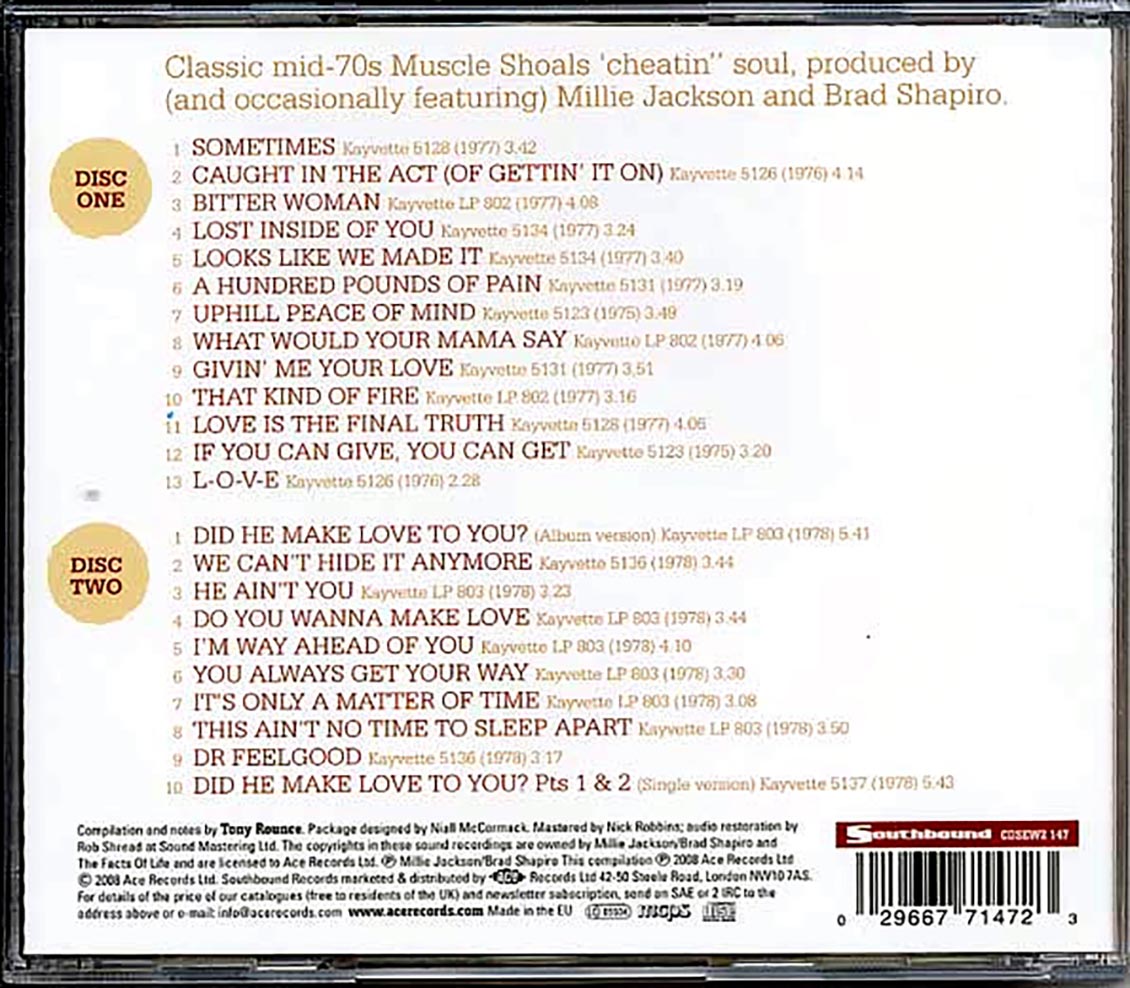 The Facts Of Life - Just The Facts: The Complete Kayvette Recordings 1975-1978 (23 tracks) (2xCD) [New CD]