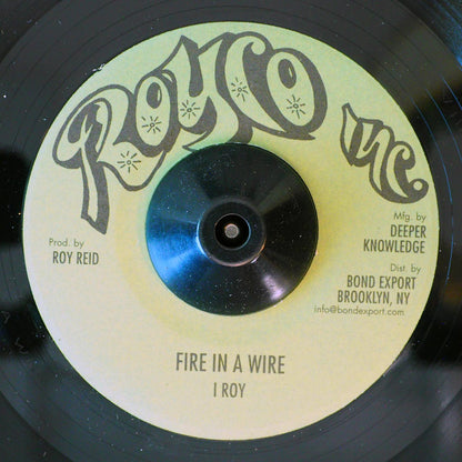 I Roy - Fire In A Wire  /  Warlord Of Zenda Dub [New] [New Vinyl 7"]