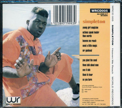 Simpleton - Heaven Me Reach [New CD]