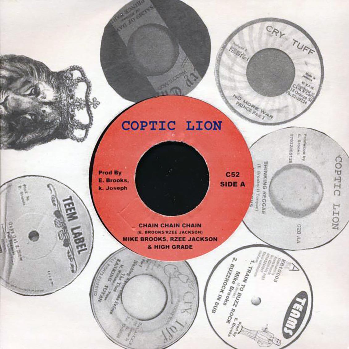Mike Brooks, R Zee Jackson, High Grade - Chain Chain Chain  /  Chain Dub [New Vinyl Record 7" Single]