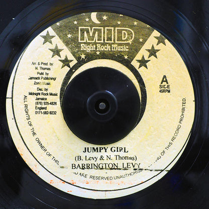 Barrington Levy - Jumpy Girl [New Vinyl Record 7" Single]