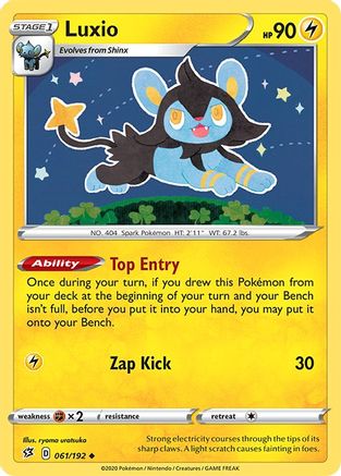 Luxio 061/192 - SWSH02 Rebel Clash