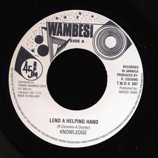 Knowledge - Lend A Helping Hand (rhythm: "Knowledge - Lend A Helping Hand") [New] [New Vinyl 7"]