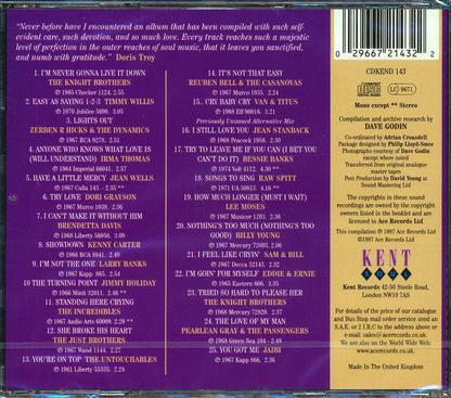 Various - Dave Godin's Deep Soul Treasures Taken From The Vaults Volume 1 (25 tracks) [New CD]