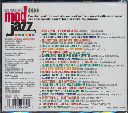 Various - The Return Of Mod Jazz (24 tracks) [New CD]