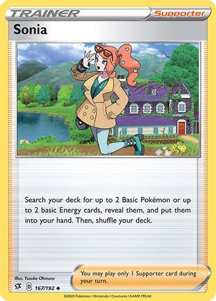 Sonia 167/192 - SWSH02 Rebel Clash