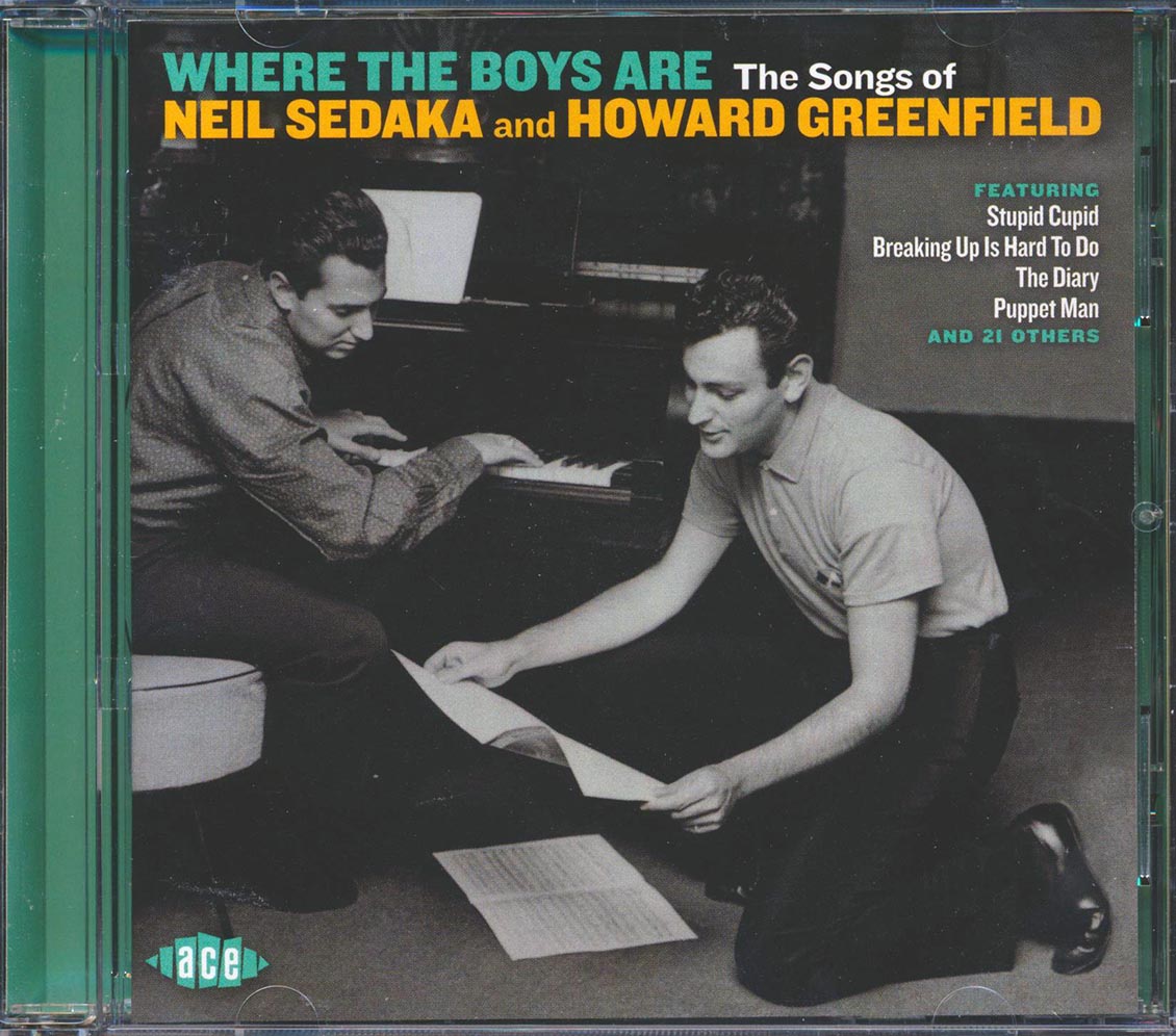 Various - Where The Boys Are: The Songs Of Neil Sedaka And Howard Greenfield (25 tracks) [New CD]