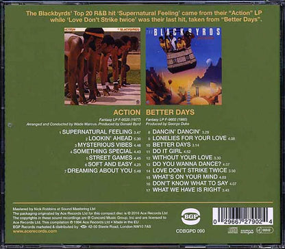 The Blackbyrds - Action + Better Days [New CD]