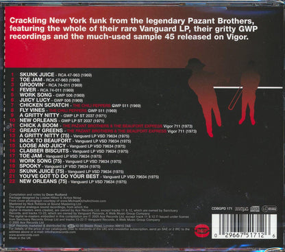 The Pazant Brothers - The Brothers Funk: Rare New York City Funk 1969-1975 (22 tracks) [New CD]