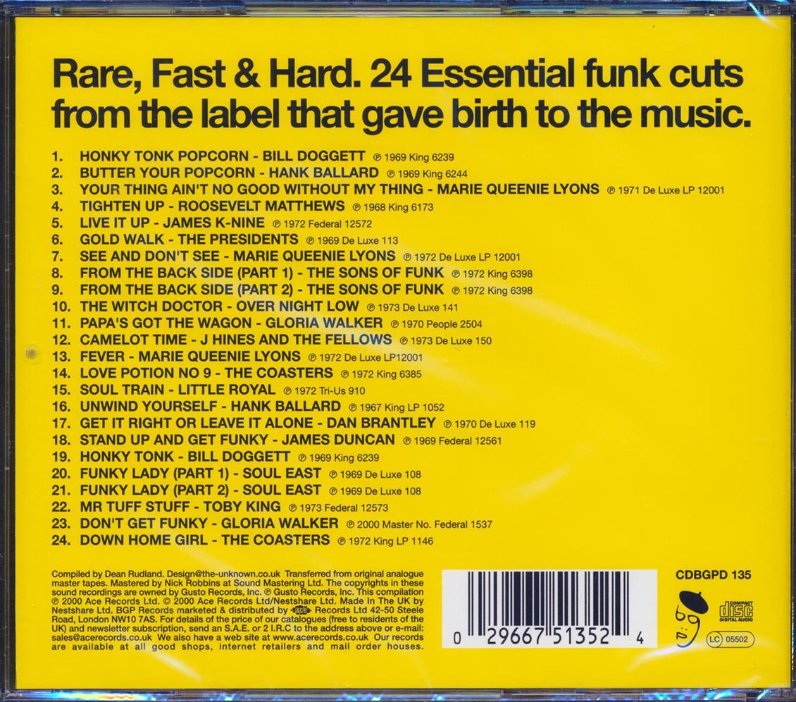 Various - King Funk (24 tracks) [New CD]