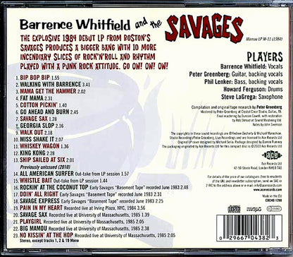 Barrence Whitfield & The Savages - Barrence Whitfield & The Savages Plus 10 More For The Pot (23 tracks) [New CD]
