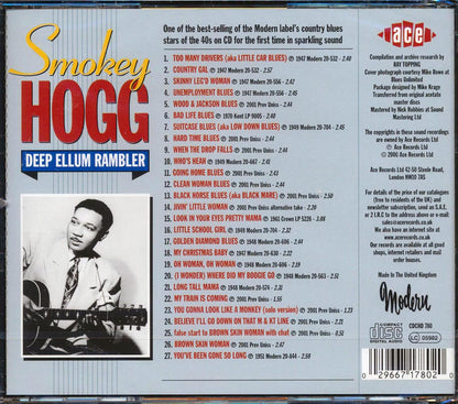 Smokey Hogg - Deep Ellum Rambler (27 tracks) [New CD]