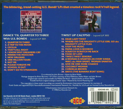 Gary US Bonds - Quarter To Three + Twist Up Calypso (24 tracks) [New CD]