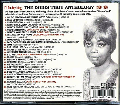 Doris Troy - I'll Do Anything: The Doris Troy Anthology 1960-1996 (26 tracks) [New CD]