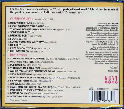 Etta James - Queen Of Soul With Bonus Tracks (23 tracks) [New CD]