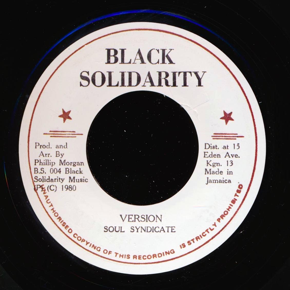Triston Palmer - Bad Minded  /  Soul Syndicate - Version [New Vinyl 7"]