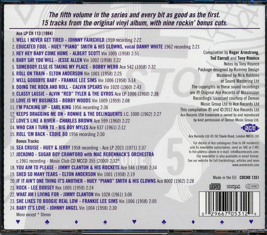 Various - The Ace Story Volume 5 (24 tracks) [New CD]