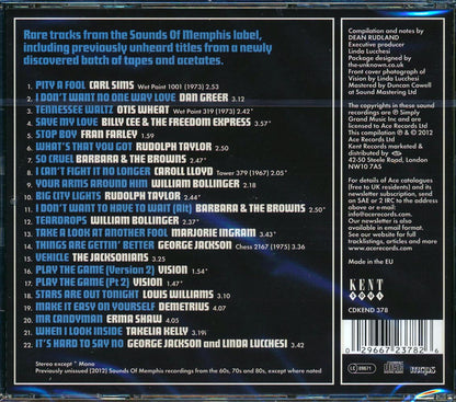Various - Lost Soul Gems: From Sounds Of Memphis (22 tracks) [New CD]