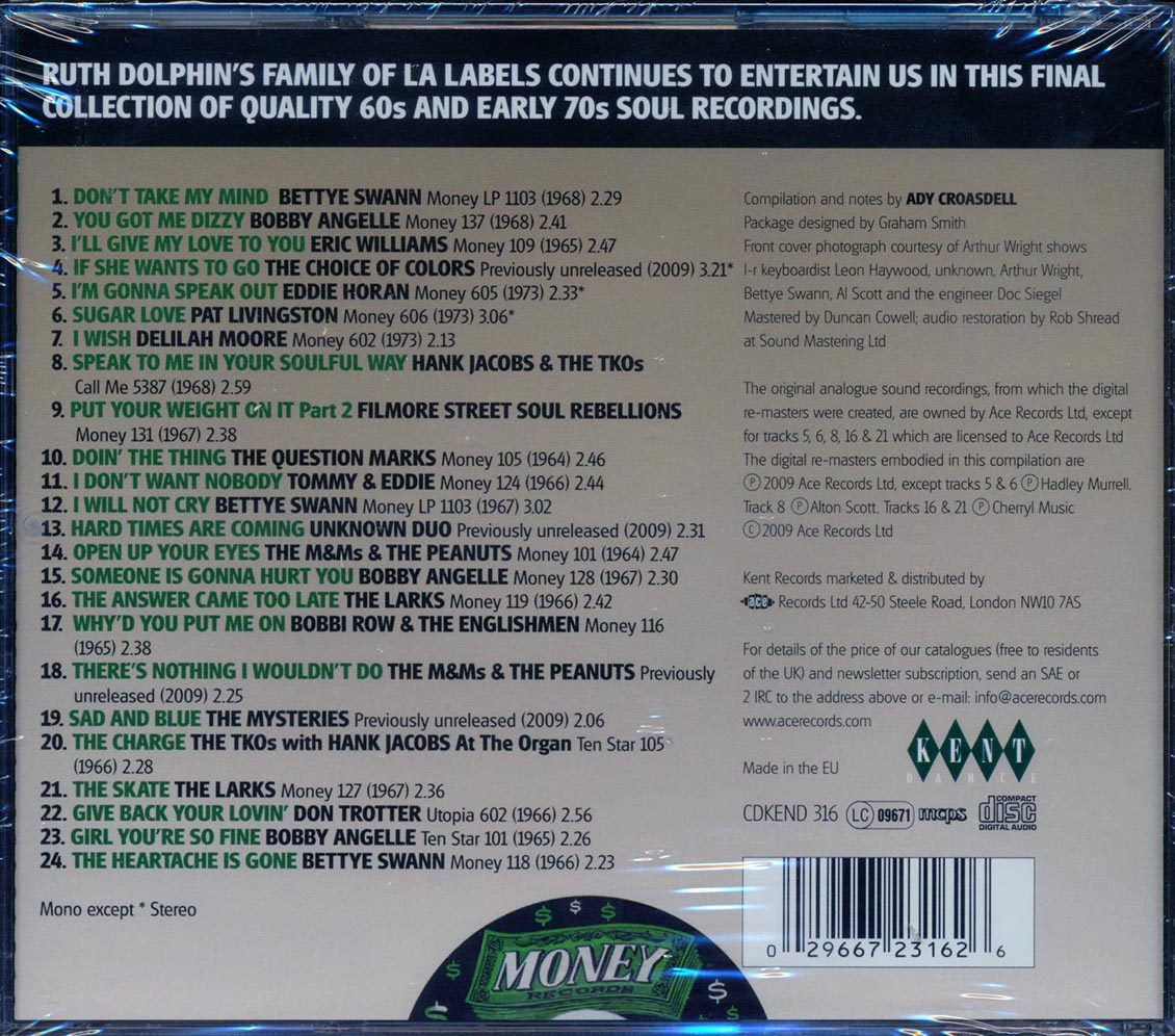 Various - The Soul Of Money Volume 3 (24 tracks) [New CD]