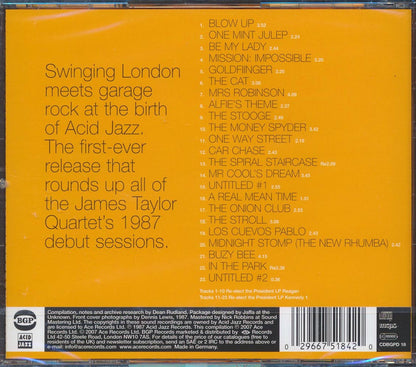 James Taylor Quartet - 1987 (23 tracks) [New CD]