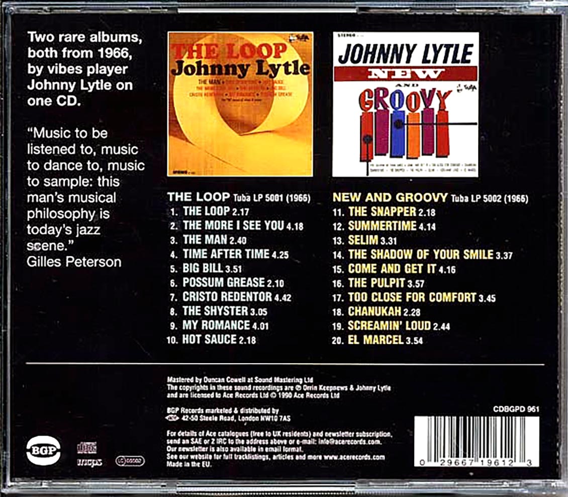 Johnny Lytle - The Loop + New And Groovy (20 tracks) [New CD]