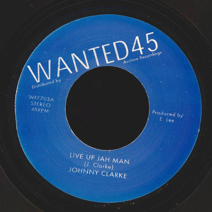 Johnny Clarke - Live Up Jah Man  /  King Tubby - Live Up Jah Man Version [New Vinyl Record 7" Single]