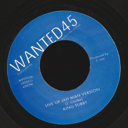 Johnny Clarke - Live Up Jah Man  /  King Tubby - Live Up Jah Man Version [New Vinyl Record 7" Single]