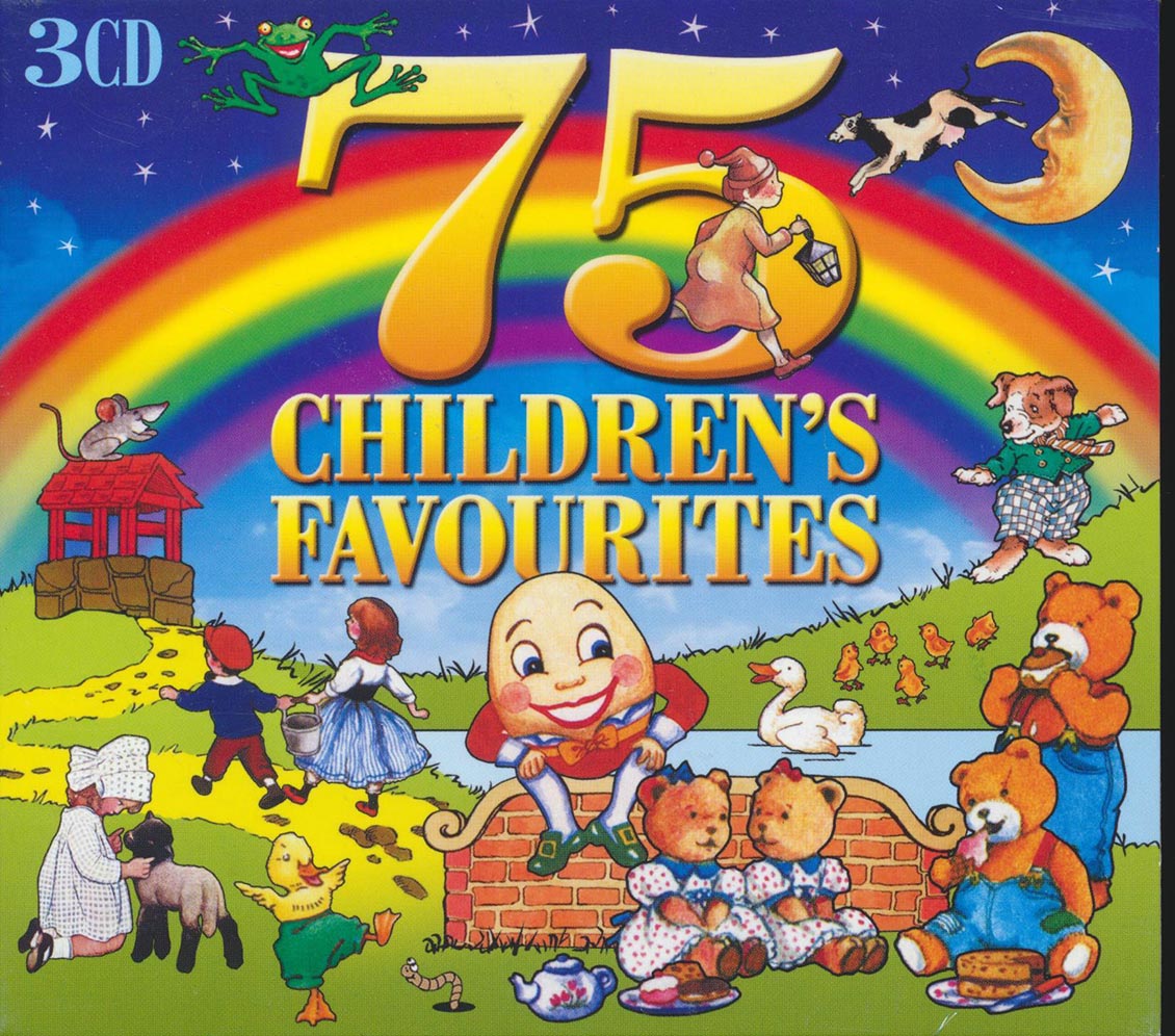 Various - 75 Children's Favourites (75 tracks) (3xCD) (deluxe 3-fold digipak) [New CD]