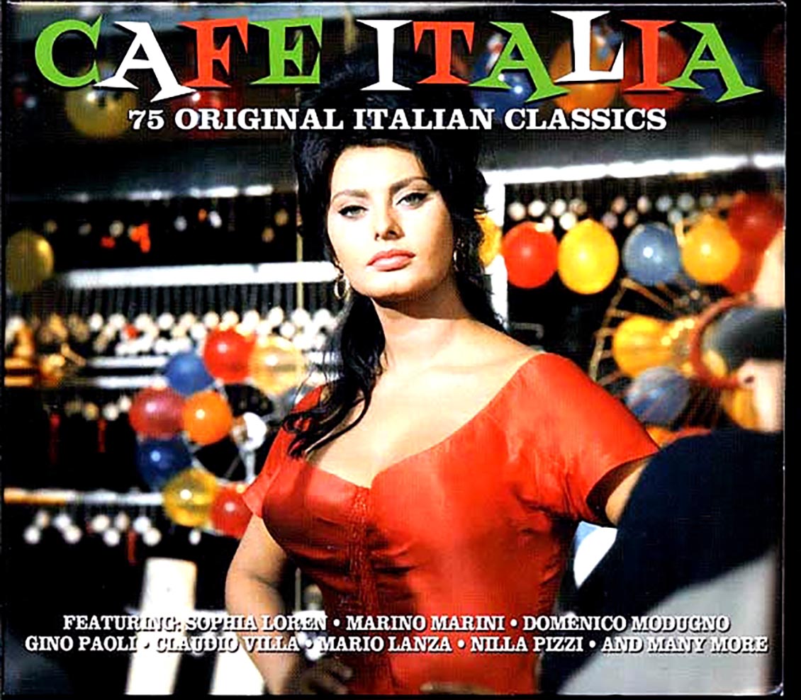 Various - Cafe Italia: 75 Original Italian Classics (75 tracks) (3xCD) (deluxe 3-fold digipak) [New CD]