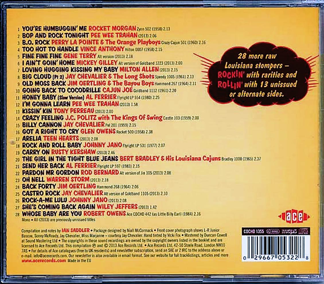 Various - Boppin By The Bayou Again (28 tracks) [New CD]