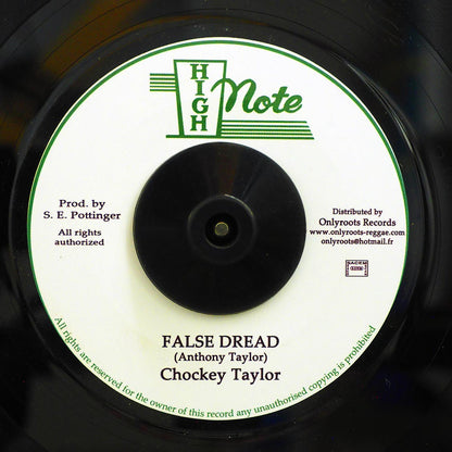 Chockey Taylor - False Dread  /  Solid Foundation Band - Rhythm (France press) [New Vinyl 7"]