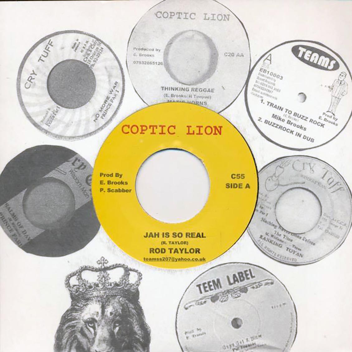 Rod Taylor - Jah Is So Real  /  Rod Taylor - Love Is Not A Toy [New Vinyl Record 7" Single]