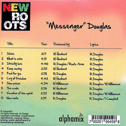 Messenger Douglas - New Roots [New CD]