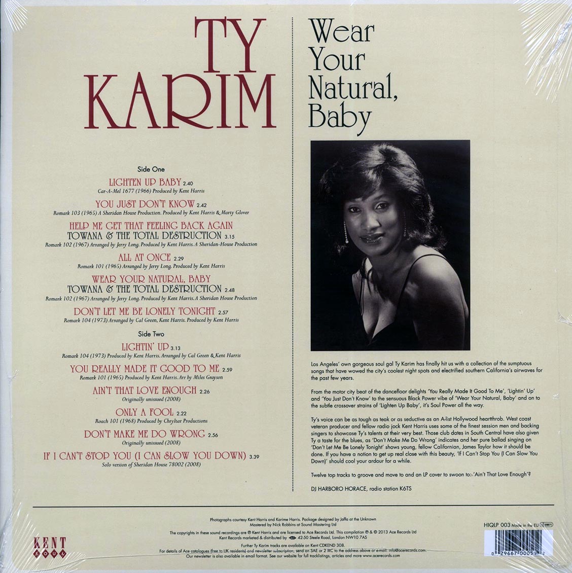 Ty Karim - Wear Your Natural, Baby (180g) [New Vinyl Record LP]