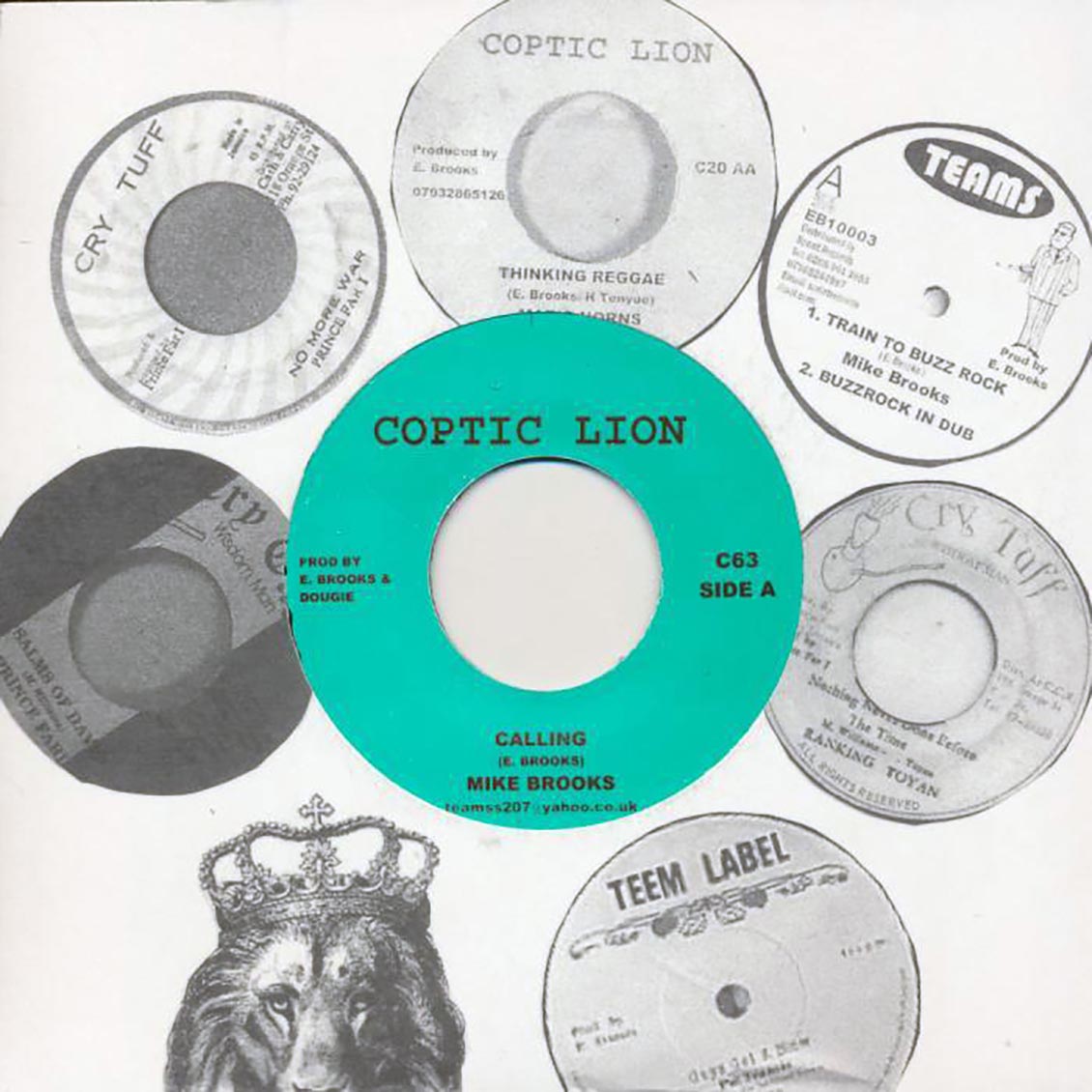 Mike Brooks - Calling  /  Dougie Wardrop - Dub (rhythm: "Diggory Kenrick - Spy Smasher") [New Vinyl Record 7" Single]